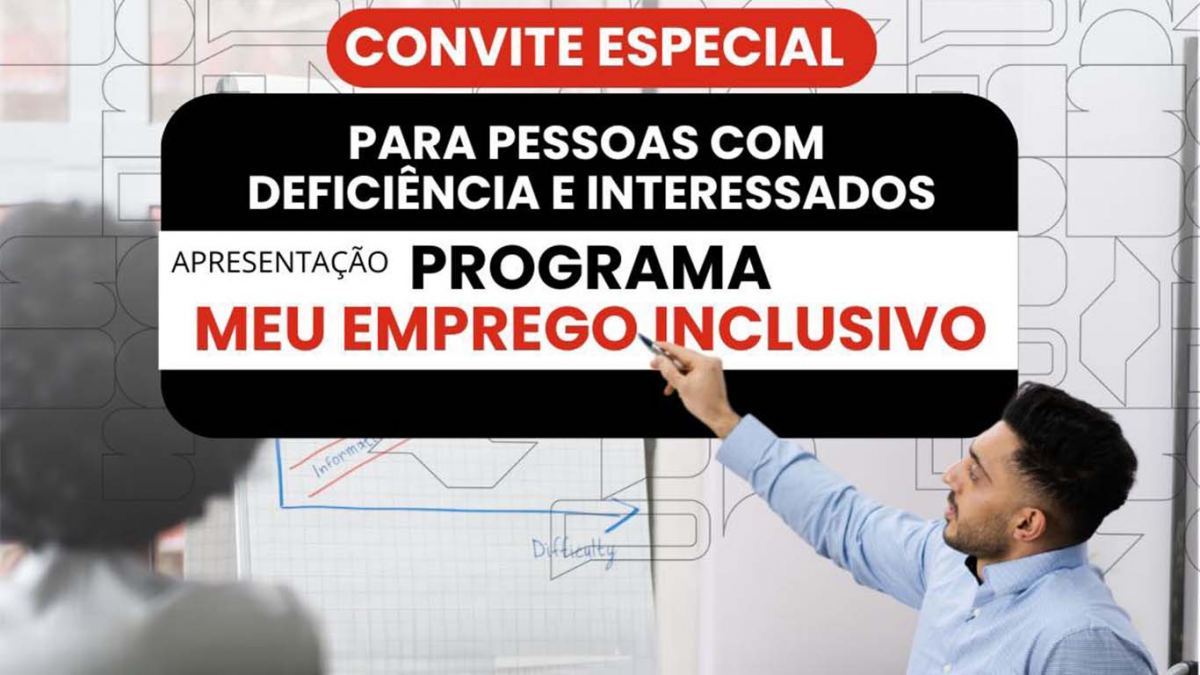 Prefeitura de Luiz Antônio convida para apresentação do programa "Meu Emprego Inclusivo"